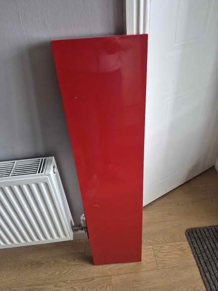 Photo of free Red gloss Ikea LACK shelf (Lucan, Co. Dublin) #1