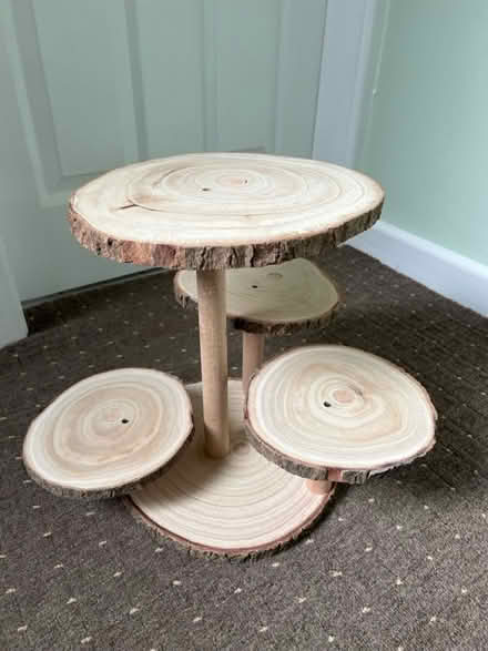 Photo of free Wooden Logs Display Stand (DE5 Codnor) #1