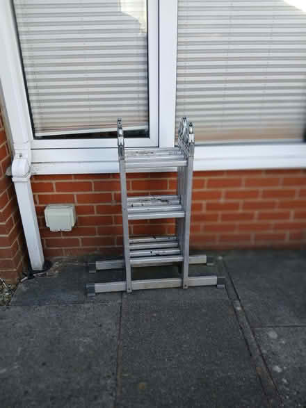 Photo of free 11 ' aluminium step ladder (Lostock Hall PR5) #3