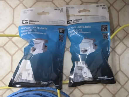 Photo of free CAT6 jacks/misc telecom cable (Foster Farm) #2