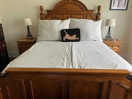 Photo of free All Wooden Queen Bed Frame (Grosvenor) #1