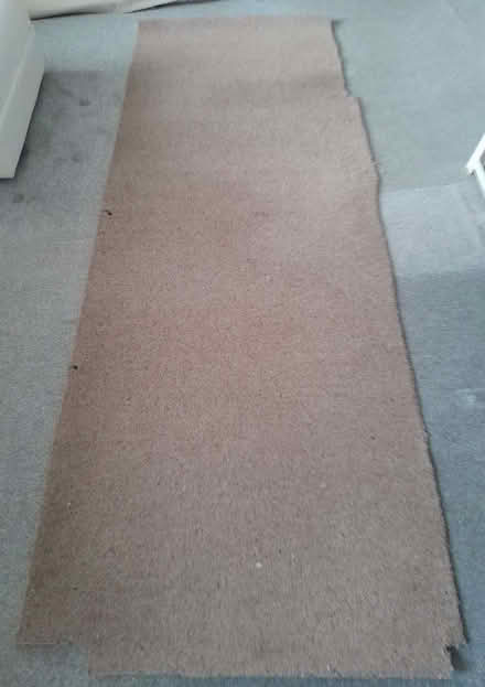 Photo of free Piece of carpet oatmeal brown 279 L x 101 W (Grassmarket EH1) #1