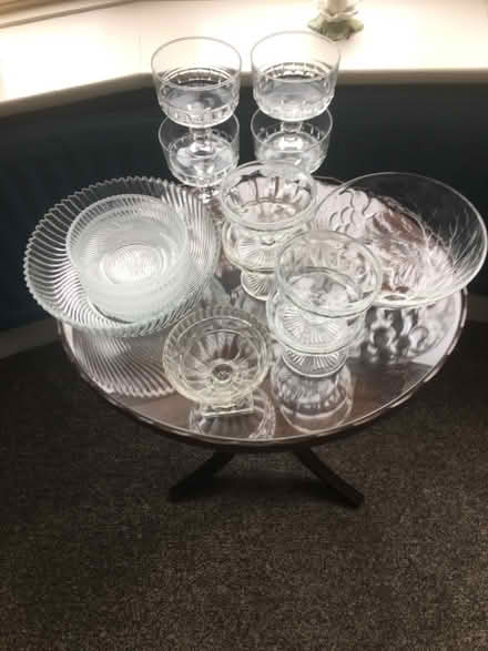Photo of free Collection of Glass Dessert dishes (Finedon NN9) #1