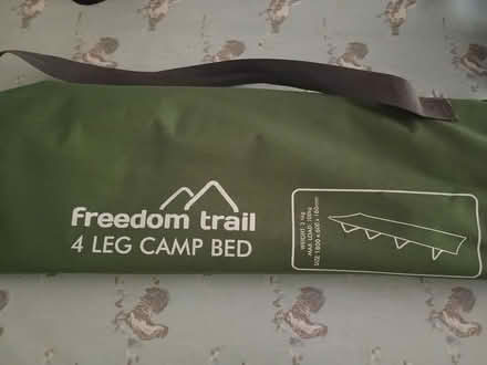 Photo of free Camp bed, 1 of 6 poles missing (Teddington, TW11) #1