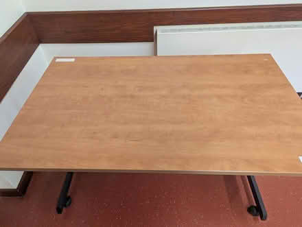 Photo of free 2 x desk/table on castors (Abingdon OX14) #2