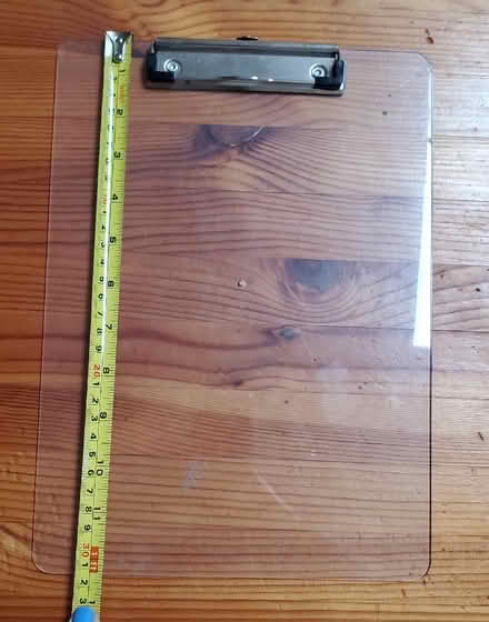 Photo of free Clear perspex clipboard (Dyke Road area BN1) #1