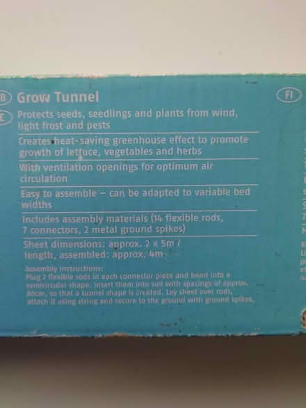 Photo of free Grow tunnel (RG4) #2
