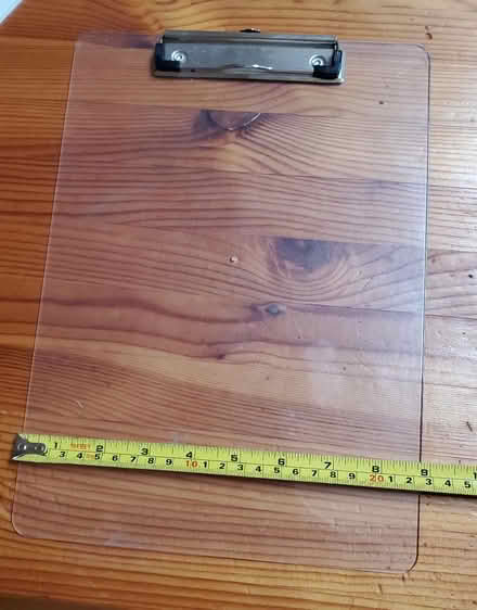 Photo of free Clear perspex clipboard (Dyke Road area BN1) #2