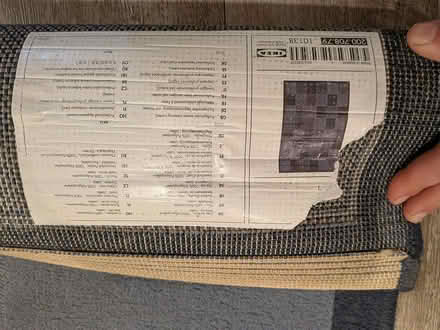 Photo of free Blue Ikea area rug (Fisher & Meadowlands) #2