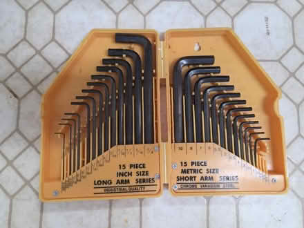Photo of free Set of Fuller hex keys (Foster Farm) #1