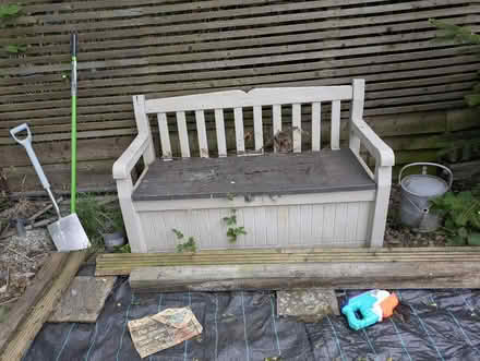 Photo of free Keter outside bench with storage (Berkhamsted HP4) #1