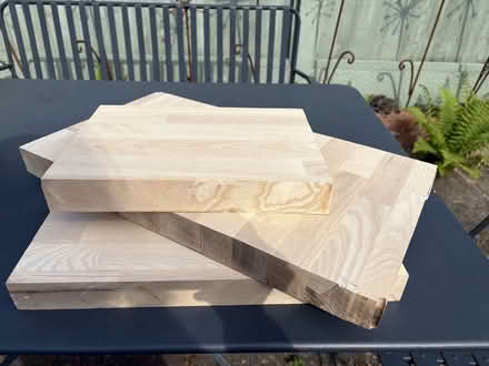 Photo of free Ash solid wood kitchen worktop off cuts (Stratford-upon-Avon CV37) #1