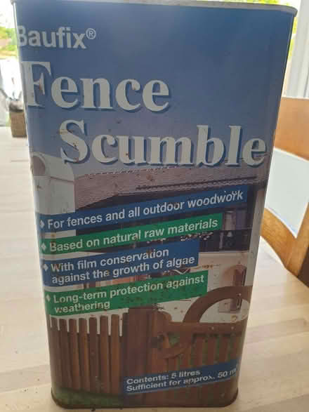 Photo of free Dark Brown fence/wood preservative (Brooklands M33) #1