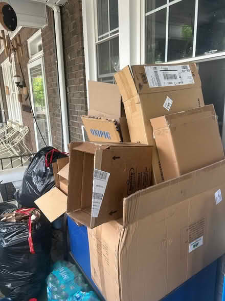 Photo of free Boxes & 3 bags packing materials (Petworth) #1