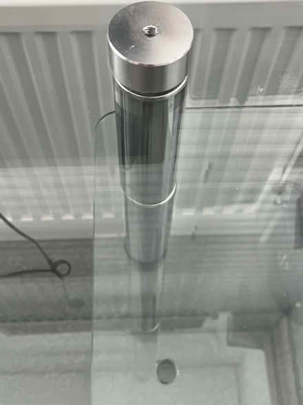 Photo of free Glass desk/chrome legs (South Ferring BN12) #4