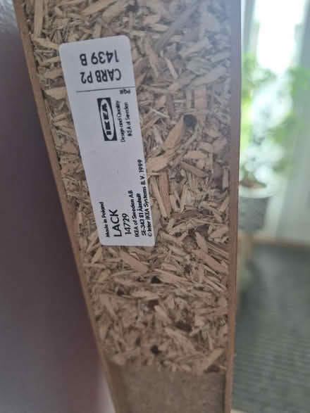 Photo of free Red gloss Ikea LACK shelf (Lucan, Co. Dublin) #2