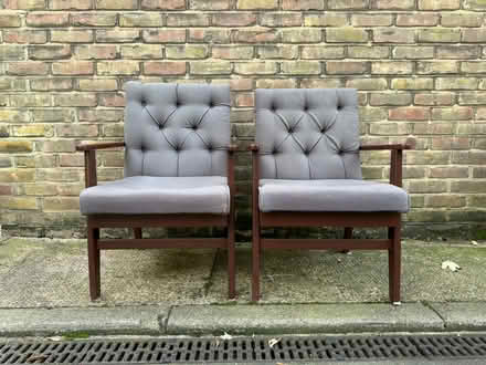 Photo of free Mid Century Modern Style Arm Chairs (SW6) #1