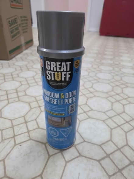 Photo of free Great Stuff window sealant (Foster Farm) #1