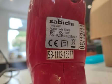 Photo of free Electric hand mixer (Barry CF62) #1