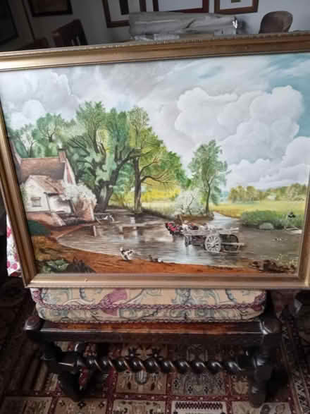 Photo of free The Haywain oil painting (Buriton GU31) #1