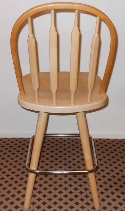 Photo of free Three (3) Wood Bar Stools/Chairs (Loyal Heights) #4