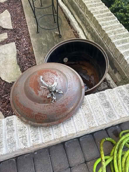 Photo of free Garden hose container (Plainfield and Bailey, Darien) #1