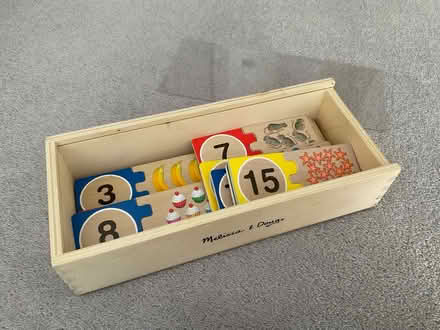 Photo of free Melissa and Doug Numbers Puzzle (North Shields Fish Quay NE29) #1