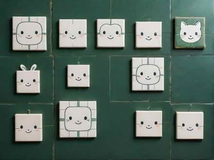 Photo of White ceramic tiles (Hesketh Bank PR4) #1