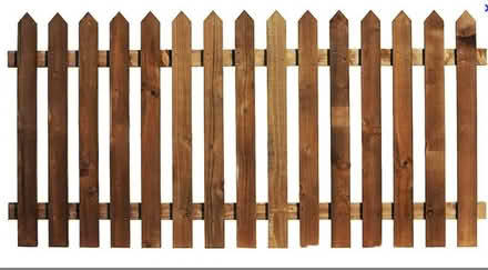 Photo of Pointed picket fence / pale (Littleover - DE23) #1