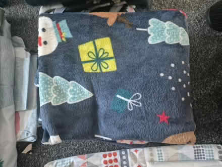 Photo of free 2 Christmas fleece blankets (Ashington (NE63)) #1