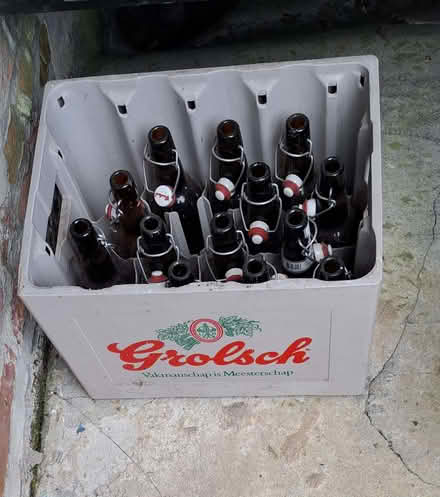 Photo of free Grolsch bottles & crate (Presteigne LD8) #1