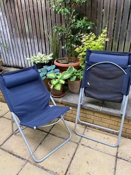 Photo of free Garden chairs x2 (Banister Park Southampton) #1