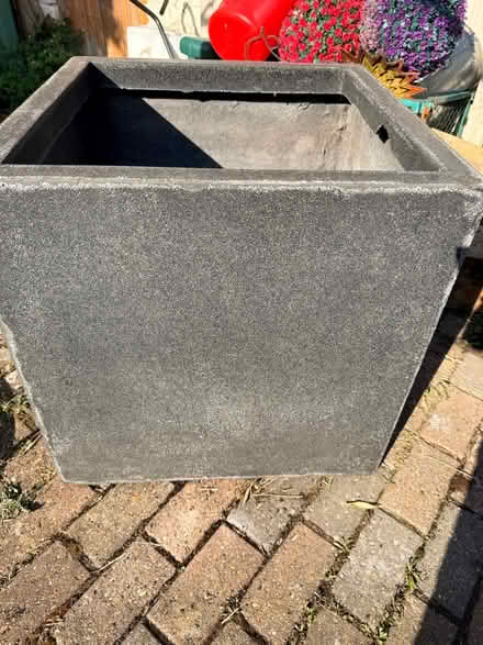 Photo of free Large outdoor resin planter damaged (Whitton TW3) #2