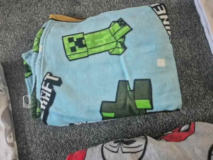 Photo of free Minecraft fleece blanket (Ashington (NE63)) #1