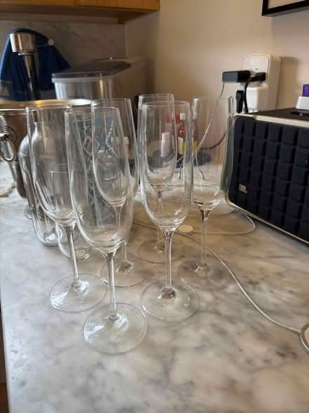 Photo of free 6 champagne glasses (Flatiron) #1