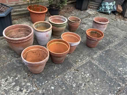 Photo of free Nine terracotta garden pots (Dorridge/Bentley Heath) #2