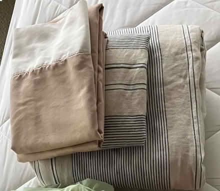 Photo of free Queen size bedding, comforter duvet (Eastlake - Roanoke at Fairview) #2
