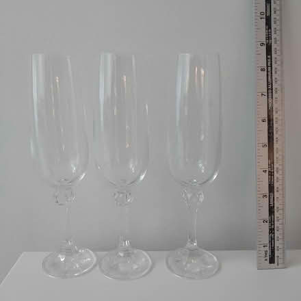 Photo of free Sparkling wine glasses × 3 pcs (Ealing Pitshanger W5) #1