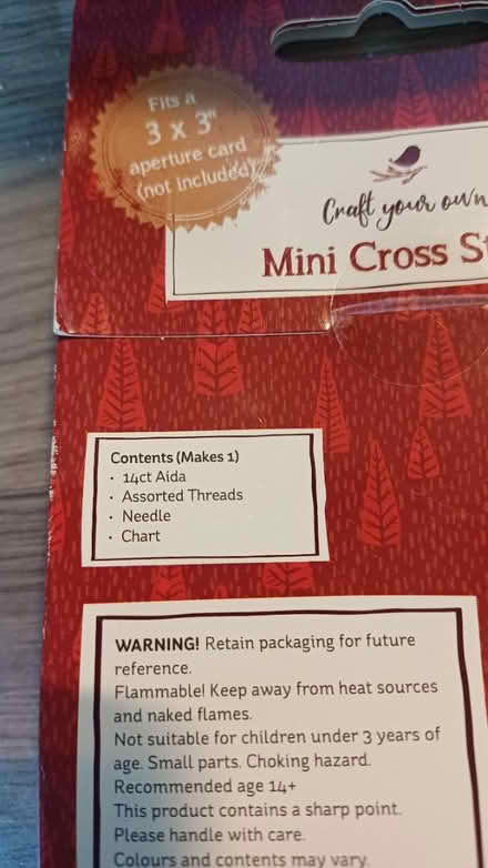 Photo of free Mini cross stitch (GL4) #2