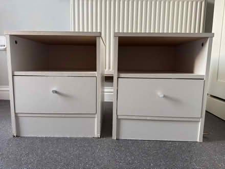 Photo of free Bed Side Tables with Drawer (Elvetham Heath GU51) #1