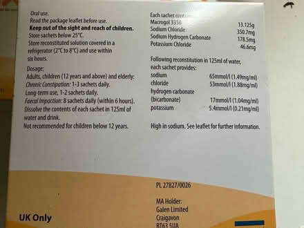 Photo of free Laxido orange x 3 boxes (Kegworth DE74) #2