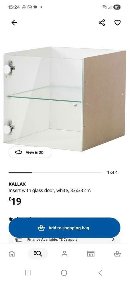 Photo of free Kallax glass doors x4 (RG12, Binfield) #1