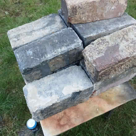 Photo of about 35 victoriana blue engineering bricks 9inch by 3i (Oxford OX4) #1
