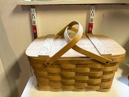 Photo of free Picnic basket with tablecloth (near Stoneridge Mall) #1