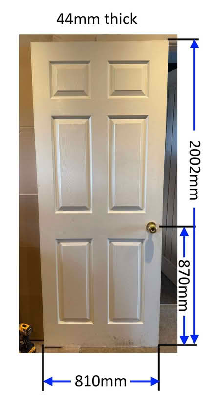 Photo of free 6 panel Fire door (Kirklees HD8) #1