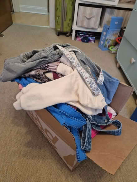 Photo of free Whole box of girls clothes (Sw1p 4bb) #1
