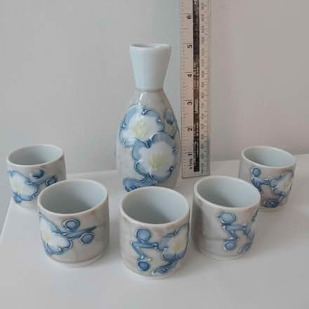Photo of free Sake set: serving bottle + 5 cups (Ealing Pitshanger W5) #1