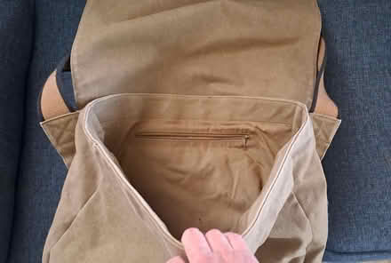 Photo of free Khaki large shoulder bag RG26 (Bramley, Hants RG26) #2