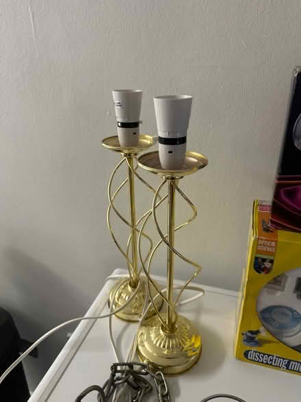 Photo of free 2 gold lamps (Greater Leys OX4) #1