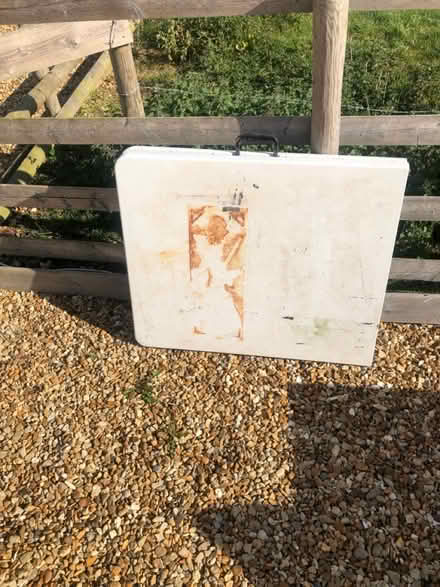 Photo of free Used folding table (Haddon) #4